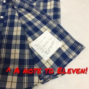 STRANGER THINGS FLANNEL SHIRT!  Large, soft, neat!